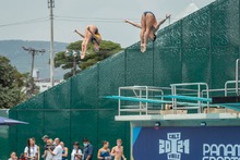 Trampolines de clavados de las piscinas Hernando Botero O&rsquo;byrne se estrenaron en los  Panamericanos Junior 