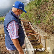 Comunidad resalta el papel de la Administraci&oacute;n Distrital en las obras por urgencia manifiesta por medio de un poema