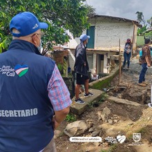 Comunidad resalta el papel de la Administraci&oacute;n Distrital en las obras por urgencia manifiesta por medio de un poema