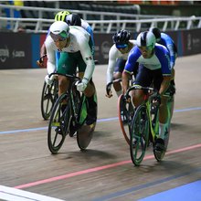 Lluvia de oros para Colombia en ciclismo de pista y r&eacute;cord en los Panamericanos Junior