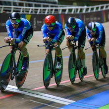 Lluvia de oros para Colombia en ciclismo de pista y r&eacute;cord en los Panamericanos Junior