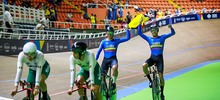 Lluvia de oros para Colombia en ciclismo de pista y r&eacute;cord en los Panamericanos Junior