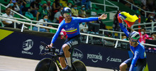 Lluvia de oros para Colombia en ciclismo de pista y r&eacute;cord en los Panamericanos Junior