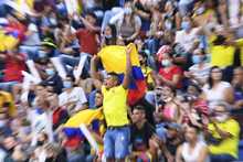 Un partido de voleibol con las mejores barras locales y extranjeras de los Panamericanos Junior