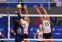 Un partido de voleibol con las mejores barras locales y extranjeras de los Panamericanos Junior