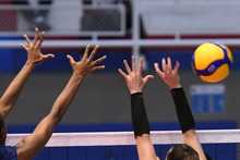 Un partido de voleibol con las mejores barras locales y extranjeras de los Panamericanos Junior