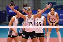 Un partido de voleibol con las mejores barras locales y extranjeras de los Panamericanos Junior