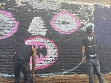 Con Graficalia se pint&oacute; el Callej&oacute;n Cultural en la comuna 13