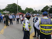 Movilidad acompa&ntilde;a marcha y actividades de la minga ind&iacute;gena en Cali