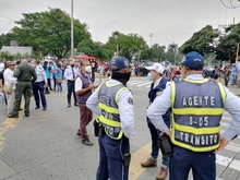 Movilidad acompa&ntilde;a marcha y actividades de la minga ind&iacute;gena en Cali