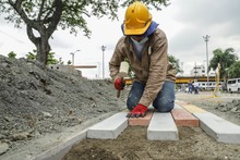 Enlucimiento de separadores viales avanza en un 75 %