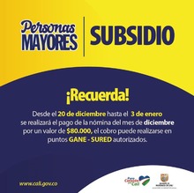 Persona Mayor evite el bloqueo del subsidio Colombia Mayor y reclame su pago de diciembre
