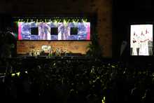 Cierre apote&oacute;sico con el ensamble de Hugo Candelario en el Petronio &Aacute;lvarez