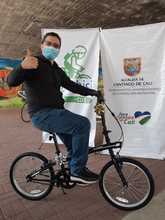 &ldquo;Voy en bici&rdquo; premia a funcionario de la Administraci&oacute;n Municipal