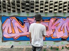 &ldquo;Viva el arte&rdquo;, es el mensaje que los graffiteros y la comunidad le dejan al barrio Granada