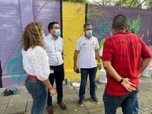 &ldquo;Viva el arte&rdquo;, es el mensaje que los graffiteros y la comunidad le dejan al barrio Granada