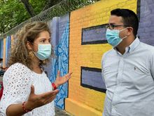 &ldquo;Viva el arte&rdquo;, es el mensaje que los graffiteros y la comunidad le dejan al barrio Granada