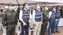 Alcaldía de Cali entregó parque automotor a la Fuerza Pública y agencias de investigación judicial
