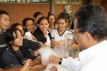  Una Feria cient&iacute;fica con Ciudad Alegr&iacute;a