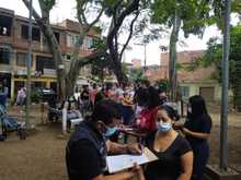 La Alcald&iacute;a de Cali entrega apoyo alimentario a la poblaci&oacute;n migrante venezolana