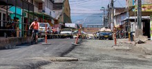 Habitantes del barrio Rafael Uribe Uribe mostraron satisfacci&oacute;n por el mejoramiento de la malla vial
