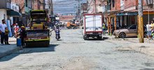 Habitantes del barrio Rafael Uribe Uribe mostraron satisfacci&oacute;n por el mejoramiento de la malla vial