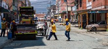 Habitantes del barrio Rafael Uribe Uribe mostraron satisfacci&oacute;n por el mejoramiento de la malla vial