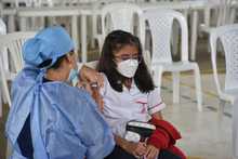 Alrededor de 7 mil ni&ntilde;os se han vacunado desde la llegada de unidades m&oacute;viles a colegios