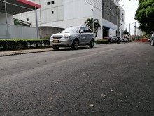 Infraestructura impact&oacute; v&iacute;a contigua a la Cl&iacute;nica Colombia