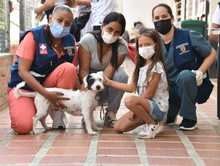 Cale&ntilde;os respondieron positivamente  a jornada interespecies 
