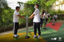 Felices volvieron a clases en presencialidad plena, los estudiantes del sector oficial 