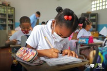 Felices volvieron a clases en presencialidad plena, los estudiantes del sector oficial 