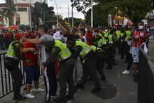 M&aacute;s de 1000 polic&iacute;as integran el dispositivo para el pr&oacute;ximo partido Am&eacute;rica vs. Santa Fe 