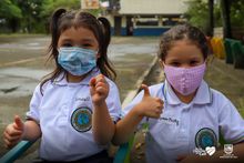 Una maestra muy creativa ambienta el regreso a clases de los m&aacute;s peque&ntilde;os