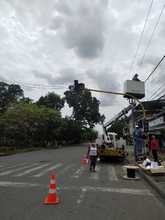 Movilidad pone en servicio dos importantes cruces semaf&oacute;ricos en Alfonso L&oacute;pez 