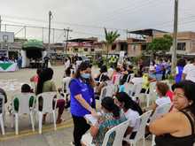 Mujeres del barrio Comuneros I fueron protagonistas del homenaje a la vida y rechazo a la violencia