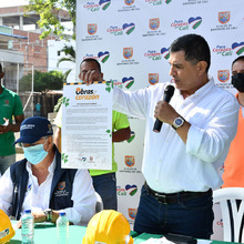 Habitantes del barrio Calima evaluaron la remodelaci&oacute;n de sus v&iacute;as