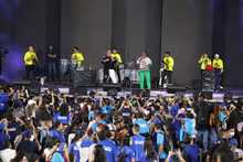 Un espect&aacute;culo musical cerr&oacute; la noche de juramento del programa Todas y Todos a Estudiar