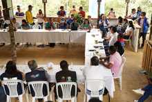 En di&aacute;logo con el alcalde Ospina el Cabildo Kof&aacute;n present&oacute; su Proyecto de Vida