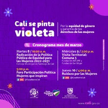 Marzo, mes para conmemorar el D&iacute;a Internacional de Mujer y la lucha por sus derechos