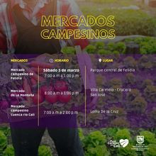 Este s&aacute;bado, que el alimento sea tu medicina con los &lsquo;Mercados Campesinos&rsquo;