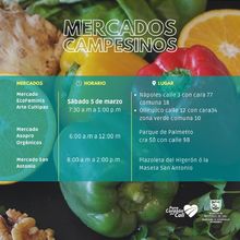 Este s&aacute;bado, que el alimento sea tu medicina con los &lsquo;Mercados Campesinos&rsquo;