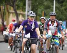 bicicleteada por la seguridad e integridad de las mujeres y ni&ntilde;as 