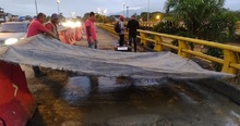 Reparan losa de concreto en puente vehicular de la carrera 8 con calle 70
