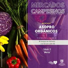 Progr&aacute;mese con los mercados campesinos en la Sultana del Valle y sus corregimientos 