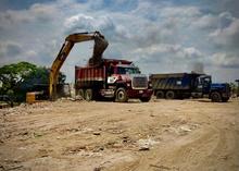 7.800 toneladas de escombros se han evacuado de la Estaci&oacute;n de Transferencia de la Carrera 50