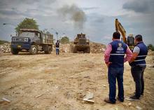 7.800 toneladas de escombros se han evacuado de la Estaci&oacute;n de Transferencia de la Carrera 50