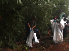 Comunidad de Altos de Santa Elena oxigen&oacute; el r&iacute;o Mel&eacute;ndez
