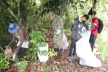 Comunidad de Altos de Santa Elena oxigen&oacute; el r&iacute;o Mel&eacute;ndez