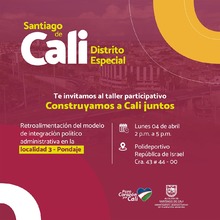 Servicio de transporte para asistencia de la zona rural a los talleres &ldquo;Construyamos a Cali juntos&rdquo;